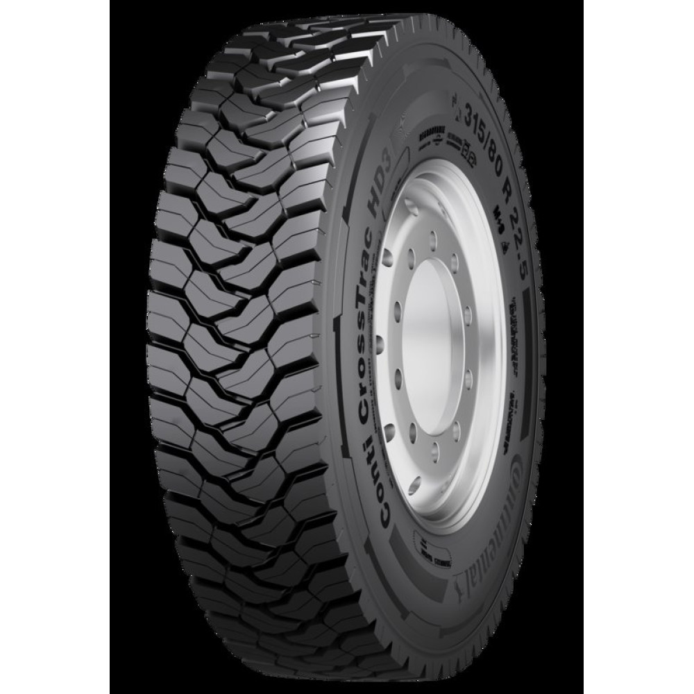 CONTINENTAL 315/80R22.5 156/150K TL Conti CrossTrac HD3 EU LRL 20PR M+S 3PMSF