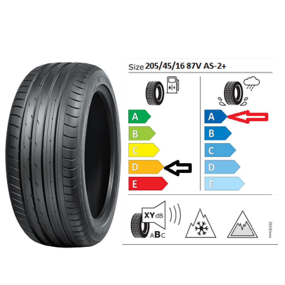 NANKANG 205/45/16 87V AS-2+