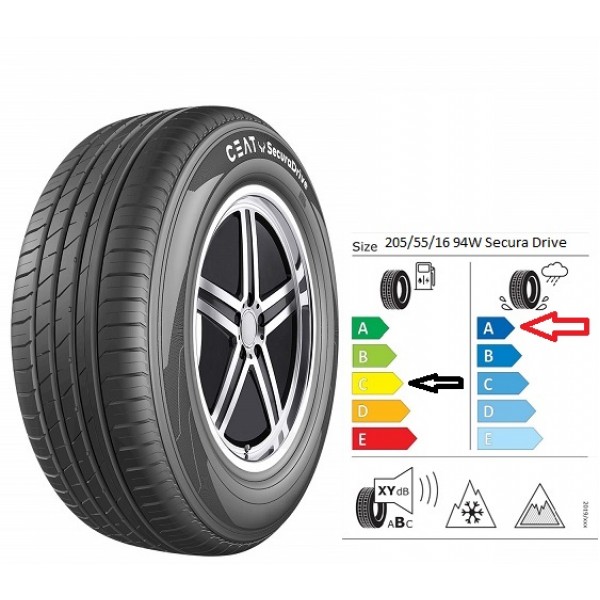 CEAT 205/55/16 94W SECURADRIVE XL.